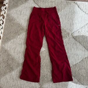 Red Lululemon Pants